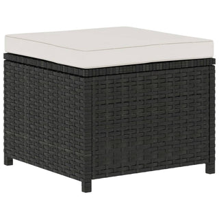 Loungeset Met Kussens Poly Rattan