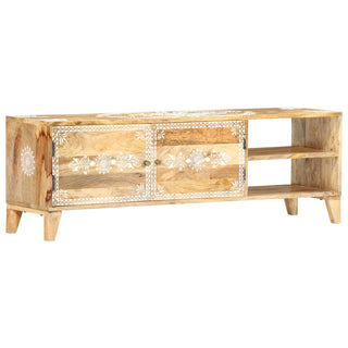 Tv-Meubel 120X30X40 Cm Massief Mangohout