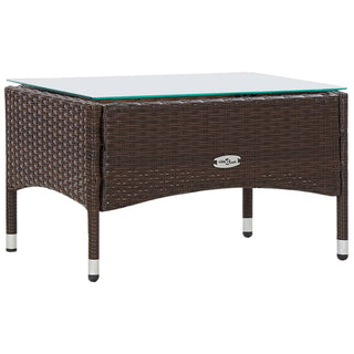 Loungeset Met Kussens Poly Rattan