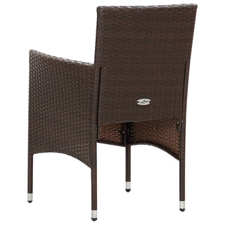 Loungeset Met Kussens Poly Rattan