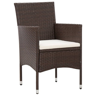 Loungeset Met Kussens Poly Rattan