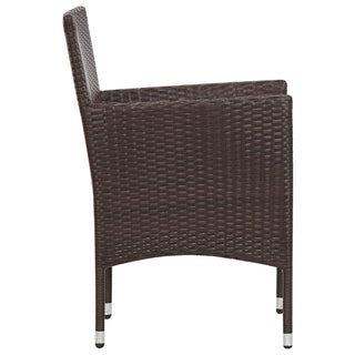 Loungeset Met Kussens Poly Rattan