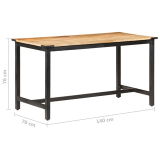 Eettafel Massief Ruw Mangohout