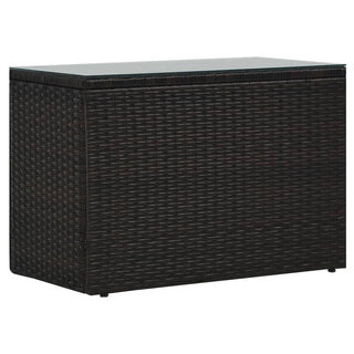 Loungeset Met Kussens Poly Rattan