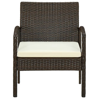 Tuinstoel Met Kussen Poly Rattan