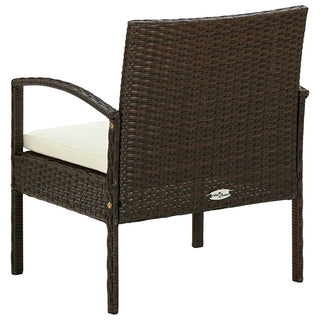 Tuinstoel Met Kussen Poly Rattan