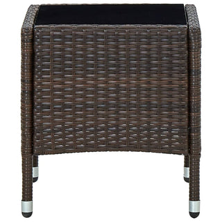 Tuintafel 40X40X45 Cm Poly Rattan