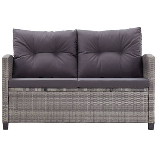 6-Delige Loungeset Met Kussens Poly Rattan