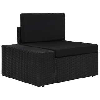 3-Delige Loungeset Poly Rattan