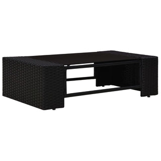 3-Delige Loungeset Poly Rattan