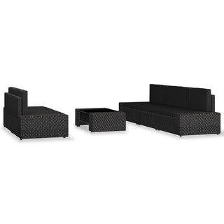 Loungeset Poly Rattan