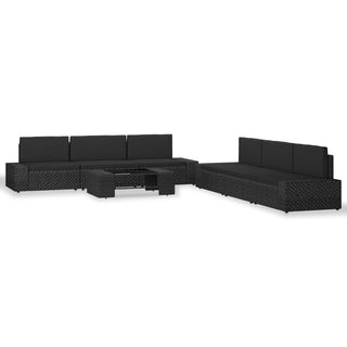 Loungeset Poly Rattan