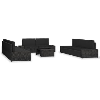 Loungeset Poly Rattan