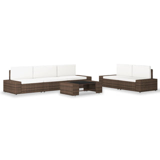 Loungeset Poly Rattan