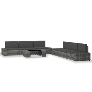 Loungeset Poly Rattan