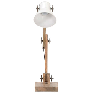 Bureaulamp Industrieel Rond E27 58X18X90 Cm Wit