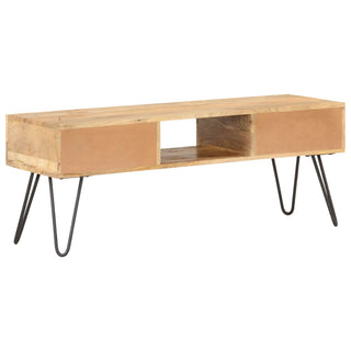 Tv-Meubel 120X35X45 Cm Massief Mangohout