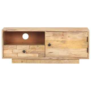 Tv-Meubel 90X30X35 Cm Massief Mangohout