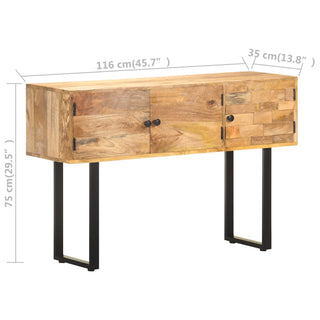 Dressoir 116X35X75 Cm Massief Mangohout