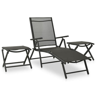 Loungeset Textileen En Aluminium