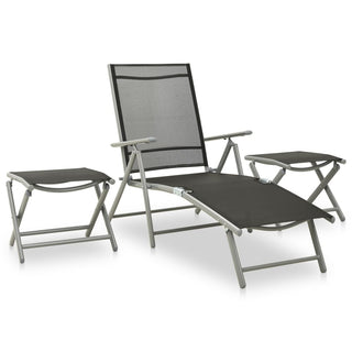 Loungeset Textileen En Aluminium