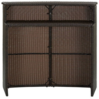 Tuinbartafel 120X55X110 Cm Poly Rattan