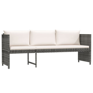 6-Delige Loungeset Met Kussens Poly Rattan