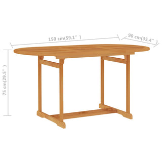 Tuintafel Massief Teakhout