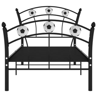 Bedframe Met Voetbaldesign Metaal 90X200 Cm