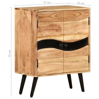 Dressoir 57X34X75 Cm Massief Acaciahout