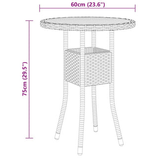 5-Delige Loungeset Poly Rattan