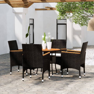 5-Delige Tuinset Poly Rattan