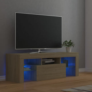 Tv-Meubel Met Led-Verlichting 120X35X40 Cm