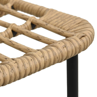 Tuinset Poly Rattan En Glas