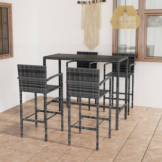 Tuinbarset Poly Rattan