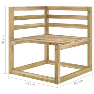 Tuinhoekbanken 2 St Pallet Geïmpregneerd Grenenhout