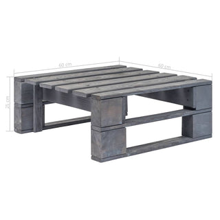 Tuinhocker Pallet Geïmpregneerd Grenenhout Beige