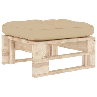 Tuinhocker Pallet Geïmpregneerd Grenenhout Beige