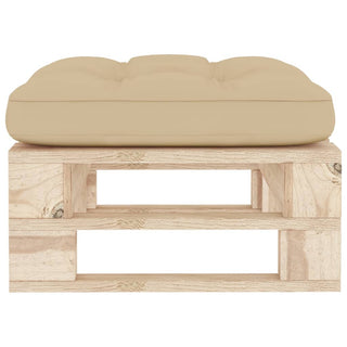 Tuinhocker Pallet Geïmpregneerd Grenenhout Beige