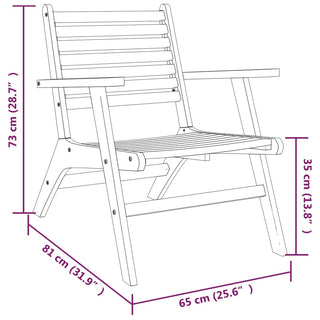 Tuinstoelen Massief Acaciahout