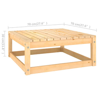 9-Delige Loungeset Massief Grenenhout