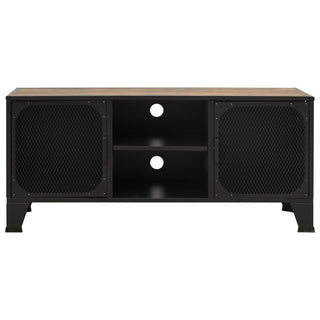 Tv-Meubel 105X36X47 Cm Metaal En Mdf Rustiek Bruin