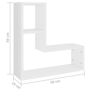 Wandschappen 50X15X50 Cm Spaanplaat