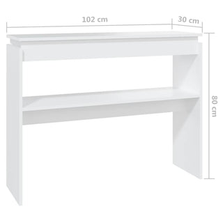 Wandtafel 102X30X80 Cm Spaanplaat