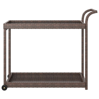 Serveerwagen 100X45X83 Cm Poly Rattan