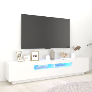 Tv-Meubel Met Led-Verlichting 200X35X40 Cm