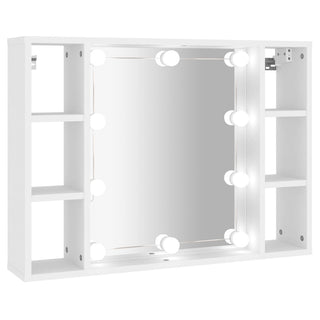 Spiegelkast Met Led-Verlichting 76X5X55 Cm