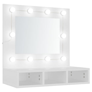 Spiegelkast Met Led-Verlichting 60X3,5X62 Cm