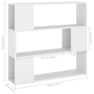 Boekenkast/Kamerscherm 00X24X94 Cm