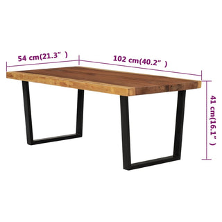 Salontafel 102X54X41 Cm Massief Suarhout